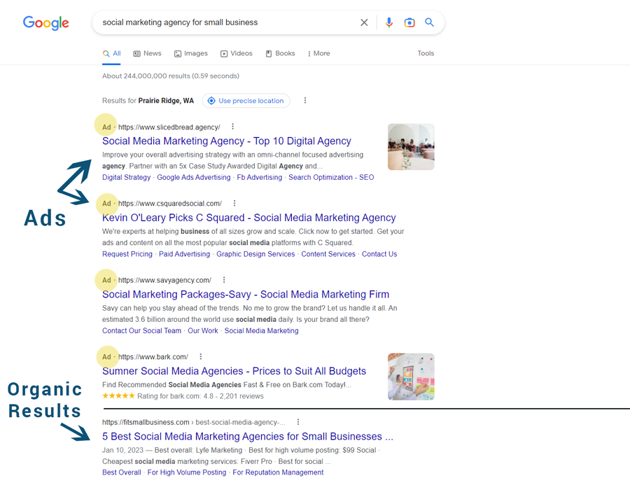 Google Ads Revenue Optimization - Search Ads Placement β Above the Organic Fold