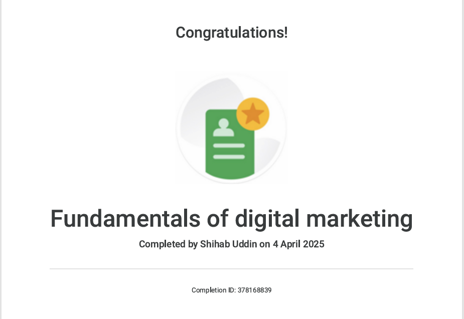 Fundamentals of Digital Marketing β Google