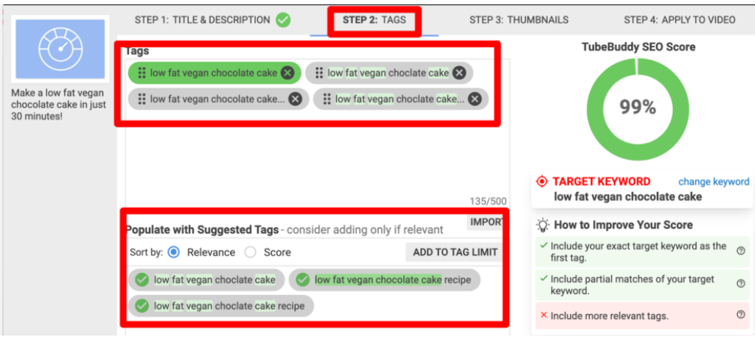 YouTube Channel Explosion - Tag Strategy with TubeBuddy SEO Score 99%